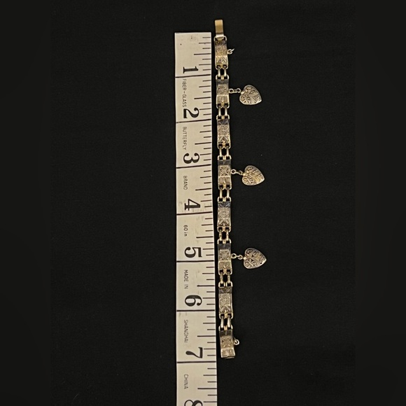 Vintage Damascene Charm Bracelet - Picture 8 of 11